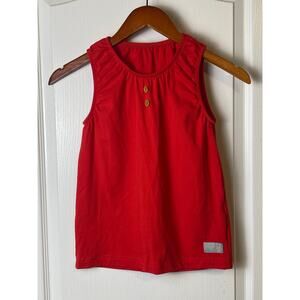 Eleanor Rose Red Jenny Sleeveless Top Girls Size 7-8